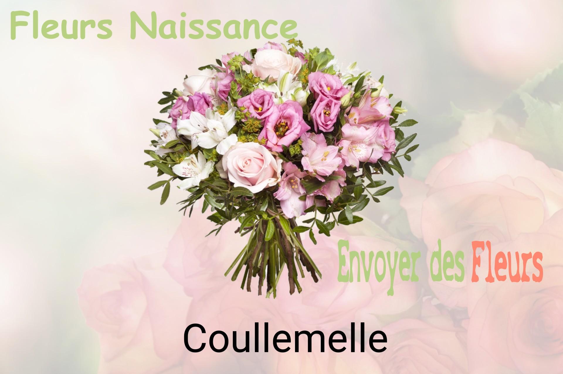 Bouquet de fleurs de naissance livré à Coullemelle